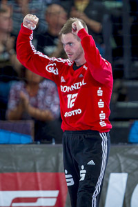 Mit seinen Paraden ebnete Palicka den Weg zur hohen Halbzeitf�hrung.