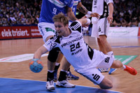 Auch Aron Palmarsson konnte mit seinen Treffern und Anspielen nicht verhindern, dass sich Hamburg Ende der ersten Halbzeit absetzte.