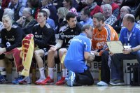 Andreas Palicka musste kurz behandelt werden, konnte sp�ter aber wieder spielen.