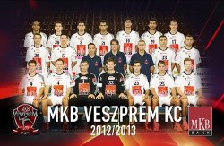 Der Kader von MKB Veszprem.