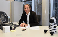 Stefan Adam in seinem neuen B�ro.