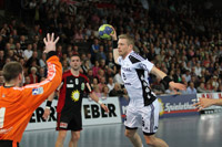 Die endg�ltige Entscheidung: Sigurdsson trifft zum 33:28.