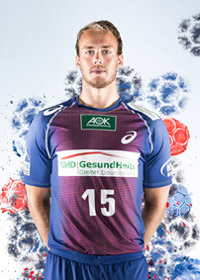 Am Donnerstag kommt es zum zweiten Mal in der  Bundesliga zum Bruderduell: Henrik Toft Hansen spielt wie "Zebra" Rene am Kreis.