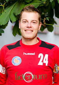 Torh�ter Sebastian Schermuly wurde gegen Eisenach zum Pokalhelden.