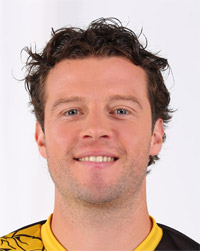 Bekanntestes Gesicht der Gastgeber: Rechtsau�en Guillaume Joli.