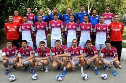 Das Team von HC Motor Zaporozhye.