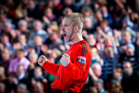 Johan Sj�strand parierte 45 Prozent aller W�rfe.