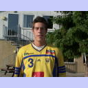 Kim Andersson im schwedischen Nationaldress.