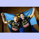 Jonas Larholm und Kim Andersson.