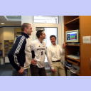 Frode Hagen und Klaus-Dieter Petersen beim medizinischen Check.