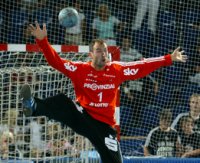 Thierry Omeyer in action.