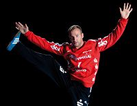 Thierry Omeyer in action.