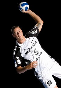 Kim Andersson in action.