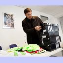 Der richtige Schuh muss auch ausgew�hlt werden.