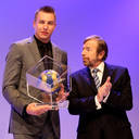 Champions Draw 2009: Ehrung als CL-Topscorer 2008/2009.