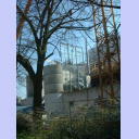 Die alten Treppent�rme werden demontiert.