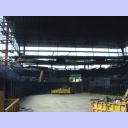 Statt Handballtoren nur Container.