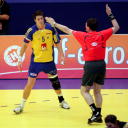 EM 2008: GER-SWE: Zeitstrafe f�r Kim Andersson.