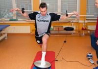 Filip Jicha in der Reha.