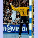 Nikola Karabatic gegen  Dan Beutler.