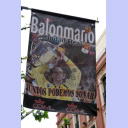 Werbung in Ciudad Real f�r das Spiel.