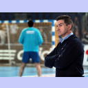 Barcelonas Trainer Manuel Cadenas.