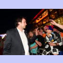 Die Mannschaft auf der B�hne.