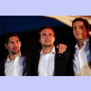 Die Mannschaft auf der B�hne.