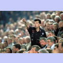 Wetzlars Trainer Velimir Petkovic sah in der 44. Minute Rot.