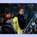 Barca-Kapit�n David Barrufet.