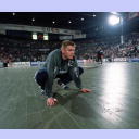 Axel Geerken kam im Barcelona-Hinspiel nicht zum Einsatz.