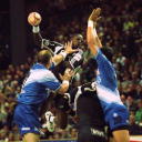 Fis gegen das spanische Abwehrbollwerk.