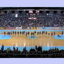 EHF-Pokal-Finale 2002, R�ckspiel: Kurz vor dem Anpfiff.