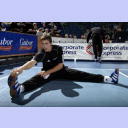 Marcus Ahlm vor dem Spiel.