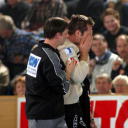 Nach dem Kopftreffer musste Friedrich das Feld verlassen.