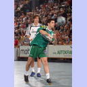 Nebojsa Golic beim Strafwurf.