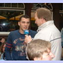 Forstbaumschule 2005: Adrian Wagner im Gespr�ch mit NDR-Moderator Rudi Dautwiz.