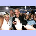 Beliebt wie eh und je: Johan Pettersson kehrte erstmals seit seinem Abschied vom THW Kiel im vergangenen Mai zur�ck in die Ostseehalle.