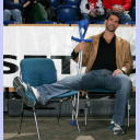 Zu Gast in der Ostseehalle: Ian Marko Fog. Der verletzte Kreisl�ufer des VfL Gummersbach lie� sich in Kiel am Knie operieren.