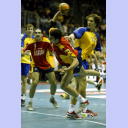 QS-Supercup: Ahlm can't stop Ortega.