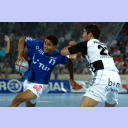 Nikola Karabatic vs. Daniel Narcisse.