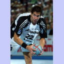 Nikola Karabatic beim Strafwurf.