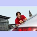 Marcus Ahlm and the new Audi TT.