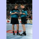 Die Schiedsrichter Methe/Methe.