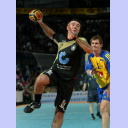 Deutschland - Schweden in Kiel: Klimovets, im Hintergrund Boquist.