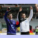 WM 2007: GER-TUN: Henning Fritz und Torsten Jansen.