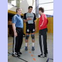 Erstes Training in Russee: Andersson dolmetscht zwischen Serdarusic und Xepkin.