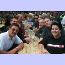 Von links: Norbert, Thorsten (verdeckt), Gitta, Peter, Jan, Renate (verdeckt), Karsten, Flo, Viola