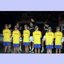 Supercup 2008: Einlauf der Zebras.