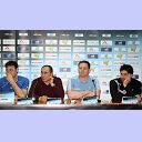 Pressekonferenz nach dem Spiel.